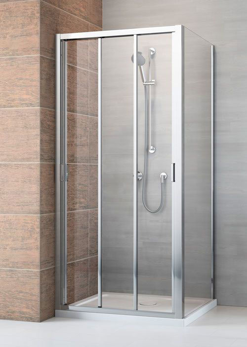 Radaway Evo DW 85 átlátszó szögletes zuhanykabin