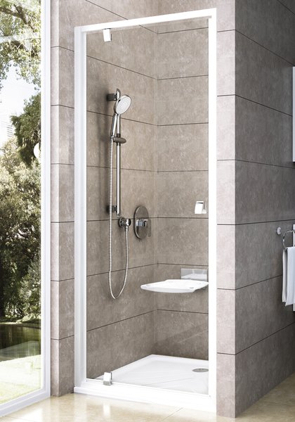 Ravak zuhanyajtó Ravak Pivot PDOP1-90 fehér transparent