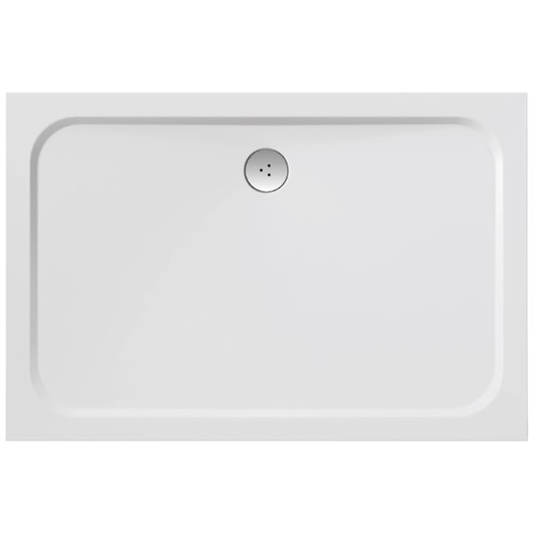 Ravak zuhanytálca Ravak Galaxy Pro Chrome Gigant Pro 100x80 fehér 