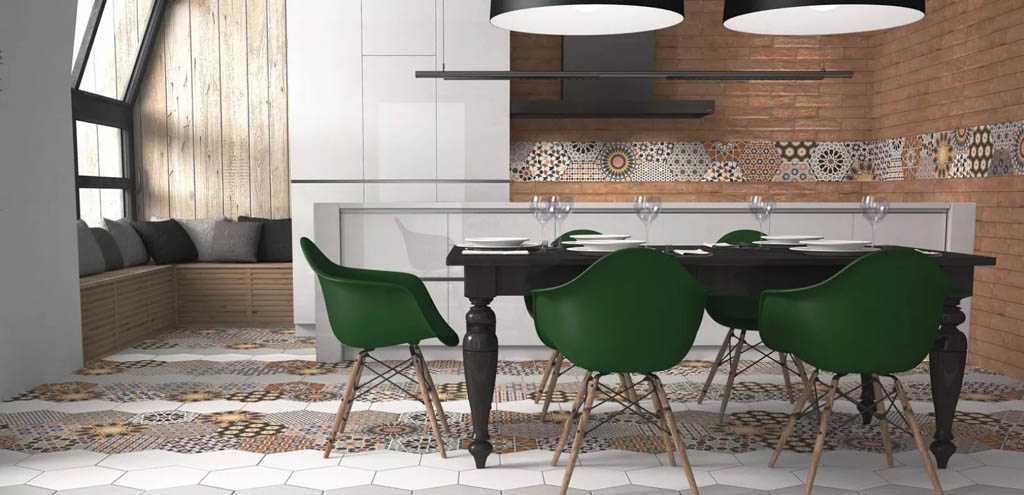 Realonda Andalusí Konyhai burkolólap 