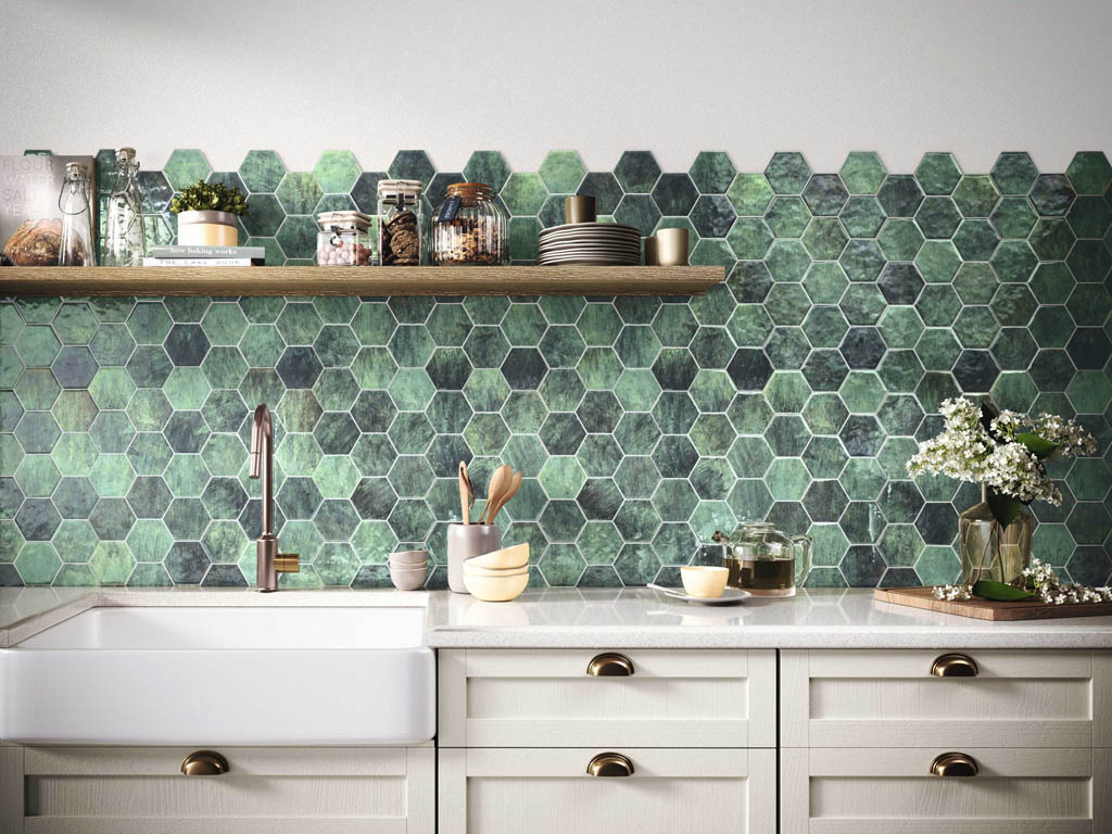 Realonda Hex Konyhai burkolólap 