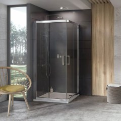 Ravak 10° 10RV2 90 zuhanykabin ( fehér + Transparent ) 