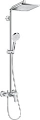Hansgrohe Crometta E Showerpipe 240 1jet egykaros csapteleppel 