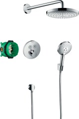 Hansgrohe Raindance Select S Falsík alatti zuhanyrendszer ShowerSelect S termosztáttal 