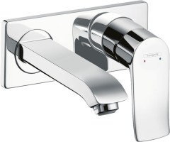 Hansgrohe Metris Egykaros mosdócsaptelep falsík alatti szereléshez, 16,5 cm-es kifolyóval, fali szereléshez 