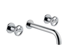 Bugnatese Millenovecinquanta 4569SC - fal alatti mosdócsaptelep 22 cm kifolyóval klikk-klakk leeresztővel