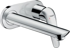 Hansgrohe Novus Egykaros mosdócsaptelep falsík alatti szereléshez, 19,5 cm-es kifolyóval, fali szereléshez 