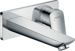 Hansgrohe Logis Egykaros mosdócsaptelep falsík alatti szereléshez, 19,5 cm-es kifolyóval, fali szereléshez 