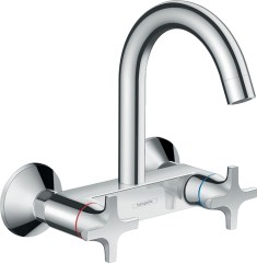 Hansgrohe Logis M32 Kétkaros konyhai csaptelep Eco, fali szereléshez, 1jet 
