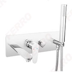 Ferro Algeo BAG11P - falsík alá építhető kádcsaptelep kézi zuhannyal