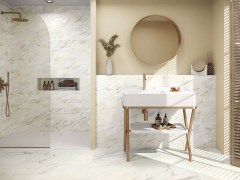 Ape Calacatta Slow 40x120 Falburkolat | Csempék és Padlólapok