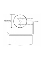 Arezzo design BEMETA Dark fedeles WC papír tartó AR-104112010