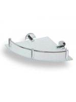 Arezzo design BEMETA Omega sarok üvegpolc 25x25 cm AR-104202162