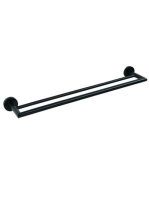 Arezzo design BEMETA Dark dupla törölközőtartó AR-104204050