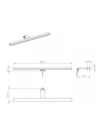 Arezzo design Esther 50 cm-es led lámpa AR-1100230049