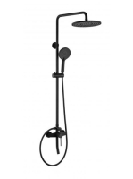 Arezzo design Palmfield zuhanyrendszer 3 funkcióval, matt fekete AR-1105BL