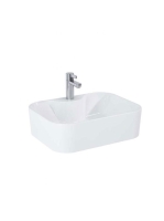 Arezzo design Fiona pultra ültethető mosdó 48x37 cm, csaplyukkal AR-145023