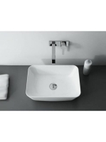 Arezzo design Reni pultra ültethető mosdó 46 cm, fehér AR-145047