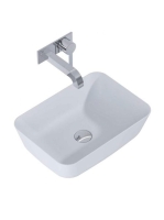 Arezzo design Reni pultra ültethető mosdó 46 cm, matt szürke AR-145096