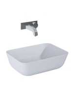 Arezzo design Reni pultra ültethető mosdó 46 cm, matt szürke AR-145096