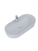 Arezzo design Babette pultra ültethető mosdó 82 cm, matt szürke AR-145106