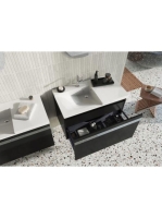 Arezzo design Metis akril mosdó, matt fehér 70 cm AR-145570