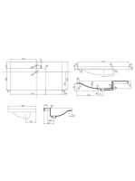 Arezzo design Metis akril mosdó, matt fehér 90 cm AR-145590