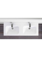 Arezzo design Monterey kerámiamosdó Piazza 120 Duo, fehér AR-145750