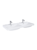 Arezzo design Monterey kerámiamosdó Maxxi 120 Duo, fehér AR-145825