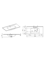 Arezzo design Skappa kerámiamosdó 100, fehér AR-145855