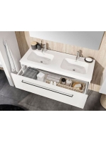 Arezzo design Skappa kerámiamosdó 120 Duo, fehér AR-145875