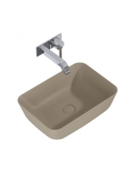 Arezzo design Reni pultra ültethető mosdó 46 cm, matt bézs AR-146027