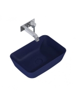 Arezzo design Reni pultra ültethető mosdó 46 cm, matt kék AR-146029
