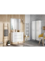 Arezzo design Sote fali tükör 90x80 cm, króm AR-165803