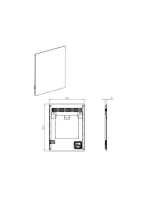 Arezzo design Lina tükör 60, LED lámpával, fehér AR-166764