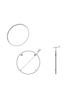 Arezzo design kerek tükör 80 cm AR-166831