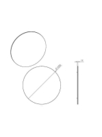 Arezzo design kerek tükör 100 cm AR-166864