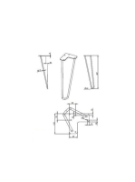 Arezzo design Carmel fekete láb AR-166936