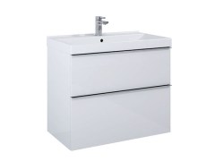 Arezzo Design Monterey 80cm-es alsószekrény 2 fiókkal magasfény? fehér