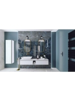 Arezzo design Monterey alsószekrény 1 fiókkal 60x45 cm, szifonkivágás nélkül, magasfényű fehér AR-167087