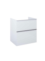 Arezzo design Monterey 60 alsószekrény szifonkivágás nélkül, 2 fiókkal, fényes fehér AR-167089