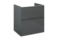 Arezzo Design Monterey 60 cm-es alsószekrény mosdópulthoz 2 fiókkal magasfény? antracit