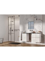 Arezzo design Monterey 80 alsószekrény szifonkivágás nélkül, 2 fiókkal, magasfényű fehér AR-167093