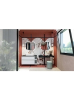 Arezzo design Monterey Duo 20 polcos elem, magasfényű fehér AR-167101