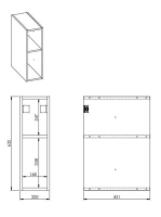 Arezzo design Monterey Duo 20 polcos elem, magasfényű fehér AR-167101