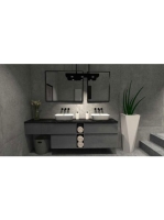 Arezzo design Monterey Duo 20 polcos elem, fényes antracit AR-167102