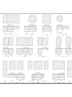Arezzo design Monterey oldalszekrény szennyeskosárral 40 cm, tölgy AR-167359