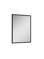 Arezzo design keretes tükör 80x60 cm, fekete AR-167581