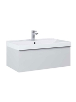 Arezzo design Monterey 80 alsószekrény szifonkivágással, 1 fiókkal, matt szürke AR-167595