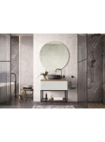 Arezzo design Monterey 80 alsószekrény szifonkivágással, 1 fiókkal, matt szürke AR-167595